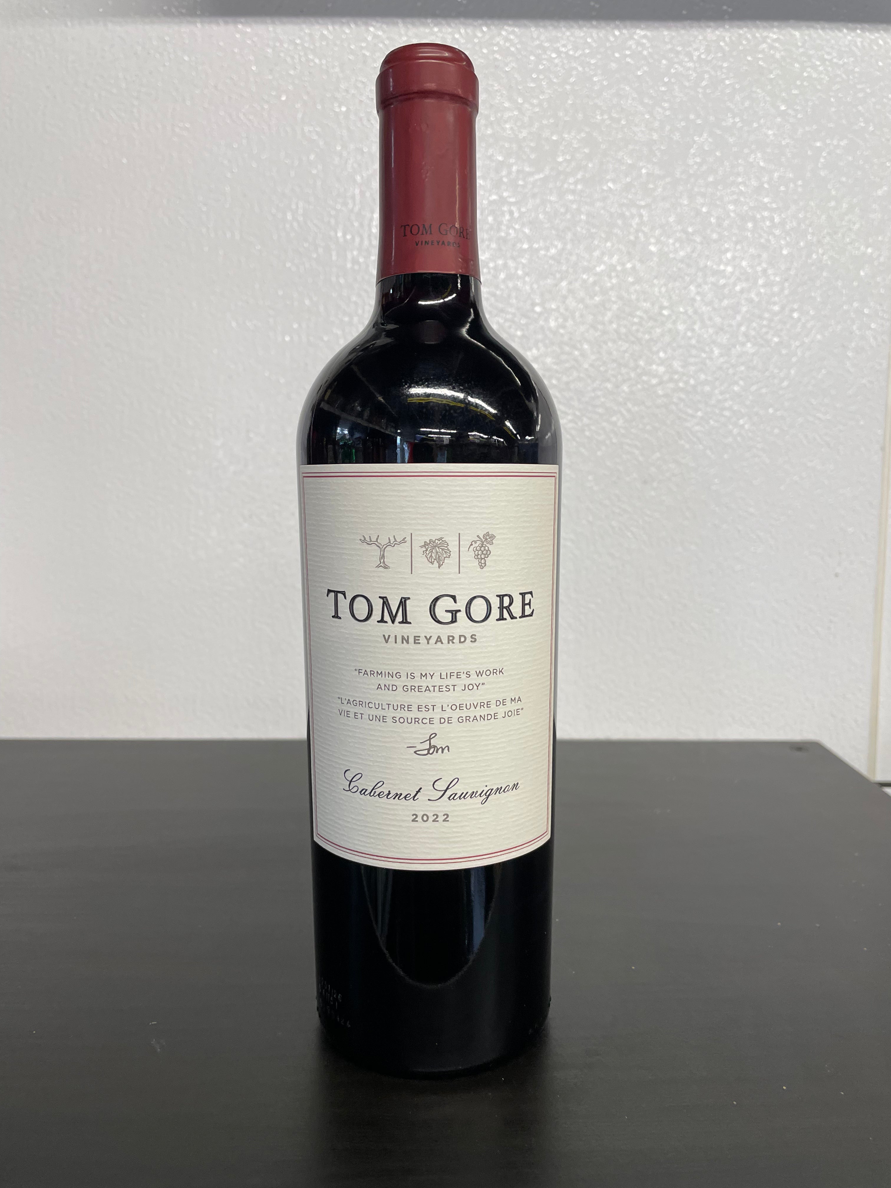 TOM GORE CABERNET SAUV. 750ML