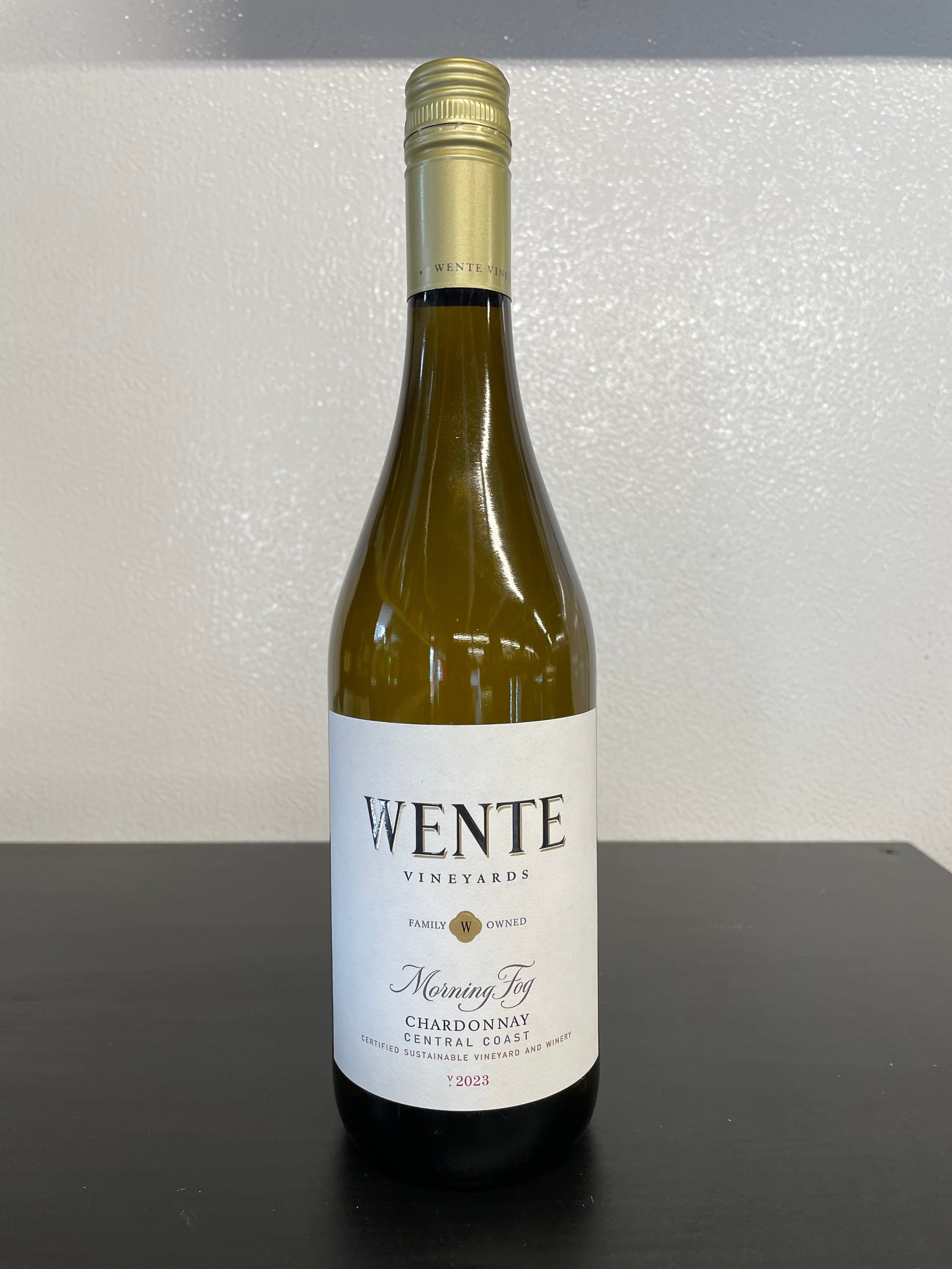 WENTE MORNING FOG CHARDONNAY 750ML